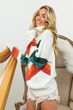 Load image into Gallery viewer, BiBi Multi Color Chevron Pattern Sweater
