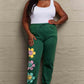 Simply Love Simply Love Full Size Drawstring Flower Graphic Long Sweatpants