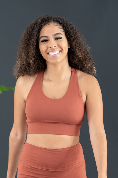 Rae Mode Nonstop Full Size Cutout Detail Sports Bra