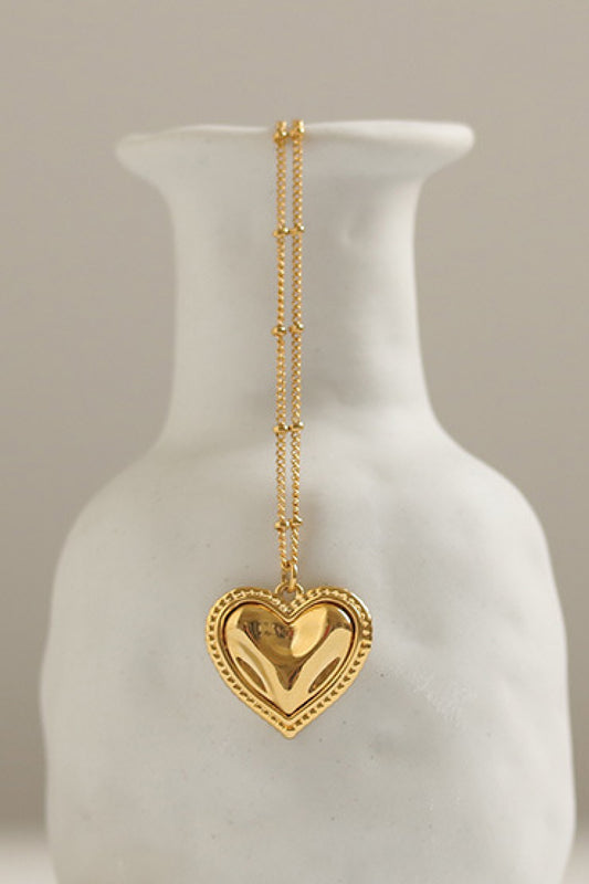 Framed Heart Pendant Necklace