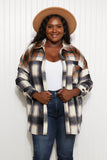 Zenana Colors of Autumn Full Size Plaid Shacket