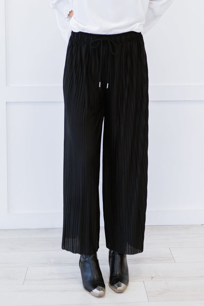 Zenana Pleats for Days Full Size Run Palazzo Pants