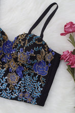 Load image into Gallery viewer, Beaded Floral Bustier
