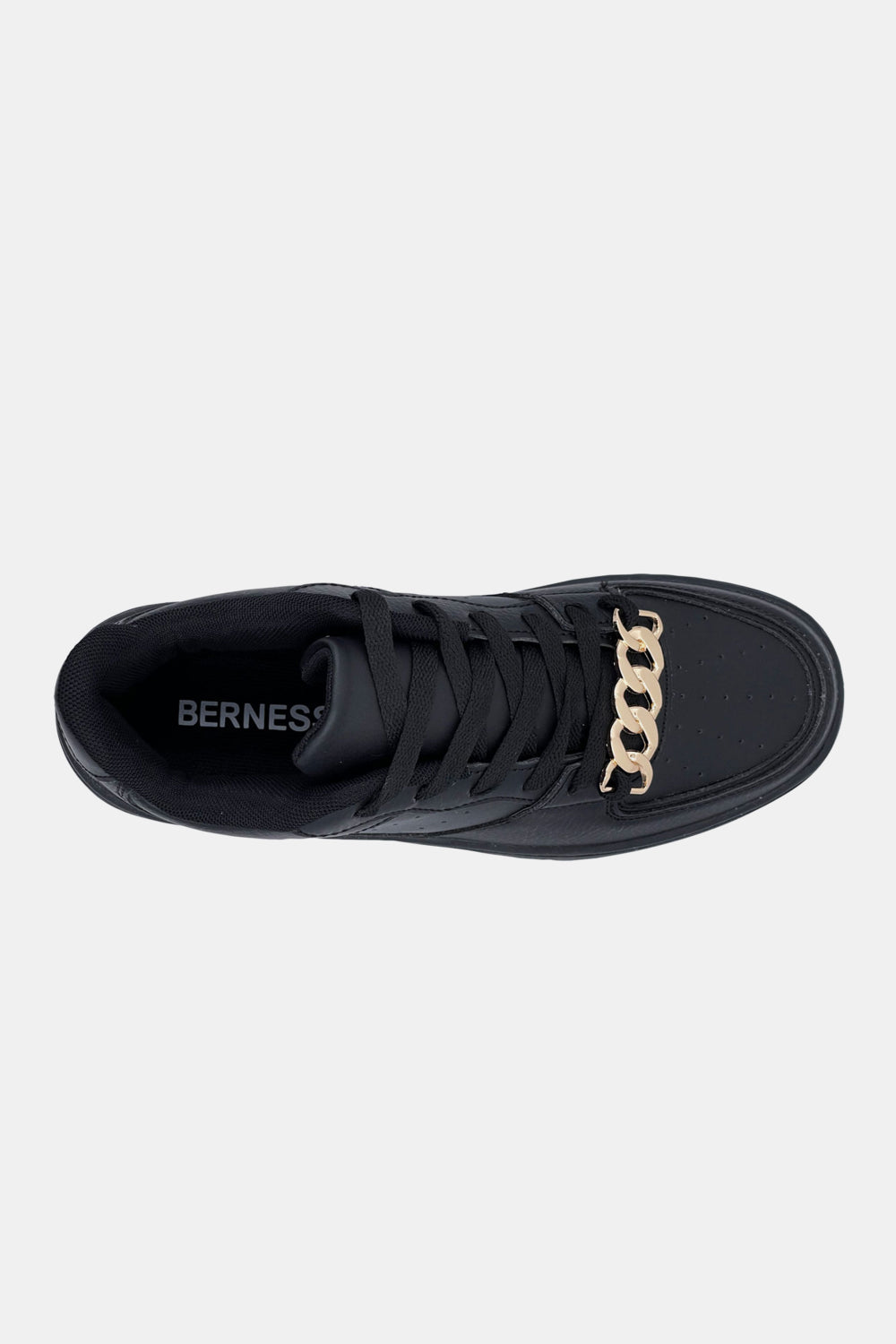 Berness Making It Chain Detail Sneakers in Black