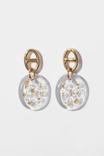 Load image into Gallery viewer, Gold Circular Pendant Earring
