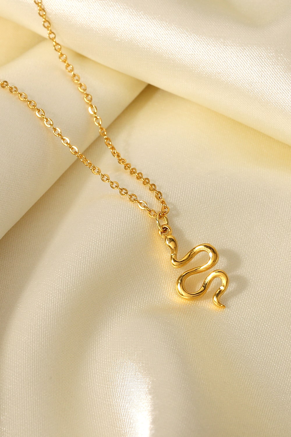 Sweet Temptations Snake Pendant Necklace