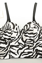 Load image into Gallery viewer, Zebra Print Bustier
