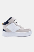 Load image into Gallery viewer, Berness Color Block High Top Lace-Up Sneakers in Beige
