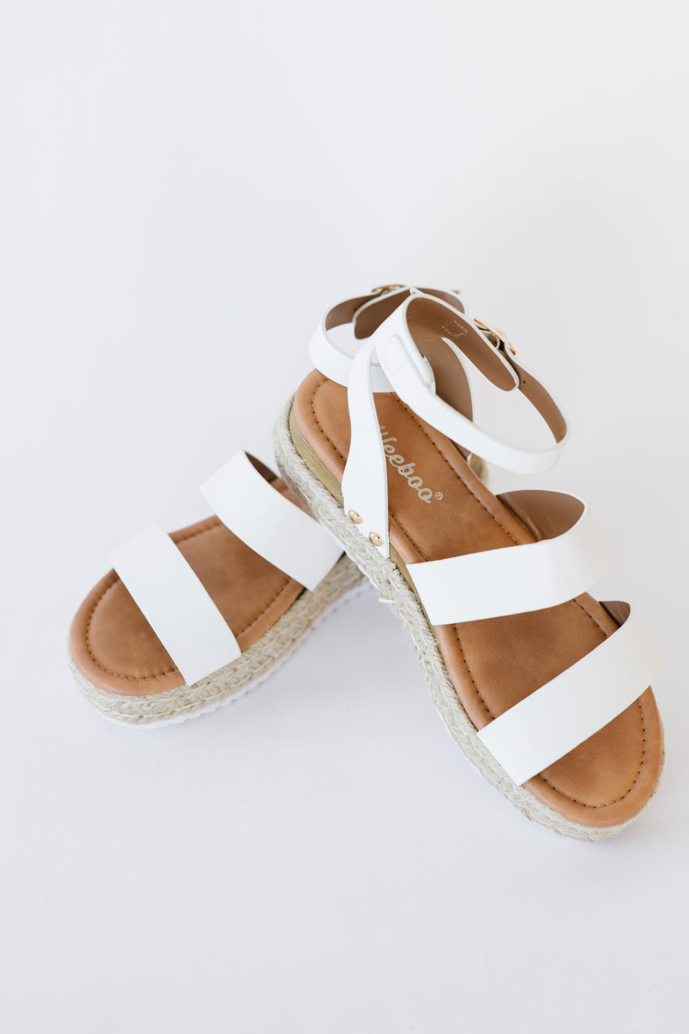 WeeBoo On the Doorstep Espadrille Platform Sandals in White