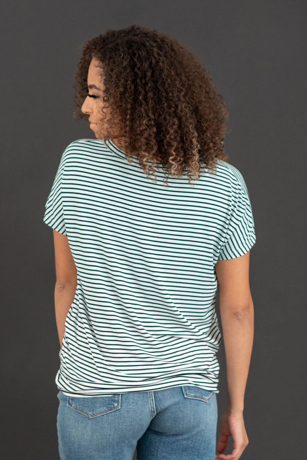 Sew In Love Running Free Full Size Striped Tee