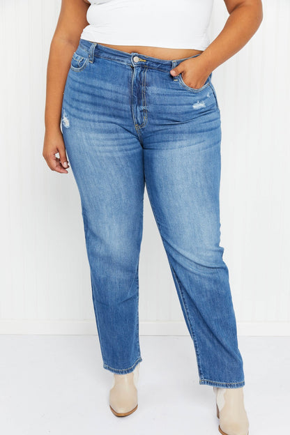 Zenana Brie Full Size Mom Jeans