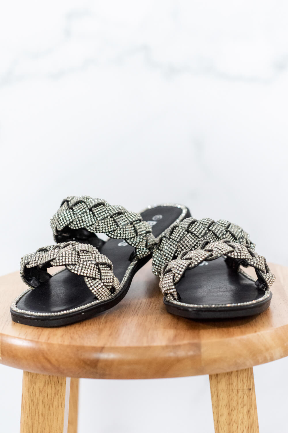 Berness New York Harbor Braided Slide-On Sandals