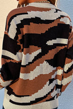 Load image into Gallery viewer, Pixelated Camouflage Print Sweater
