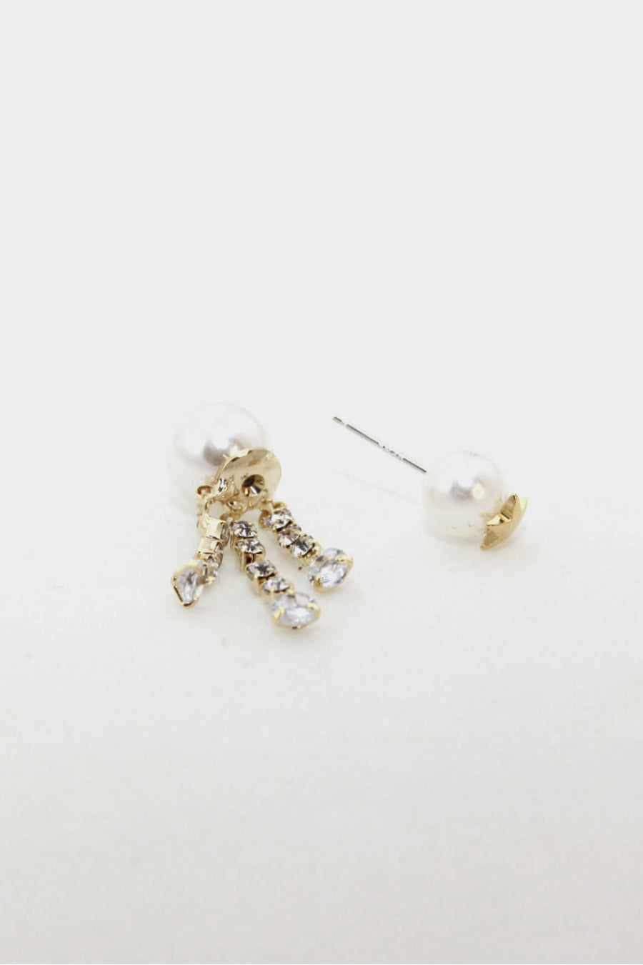 Star Pearl Stud Earrings