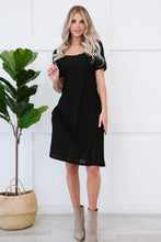 Load image into Gallery viewer, P &amp; Rose Full Size Majestically Yours Eyelet Square Neck Dress
