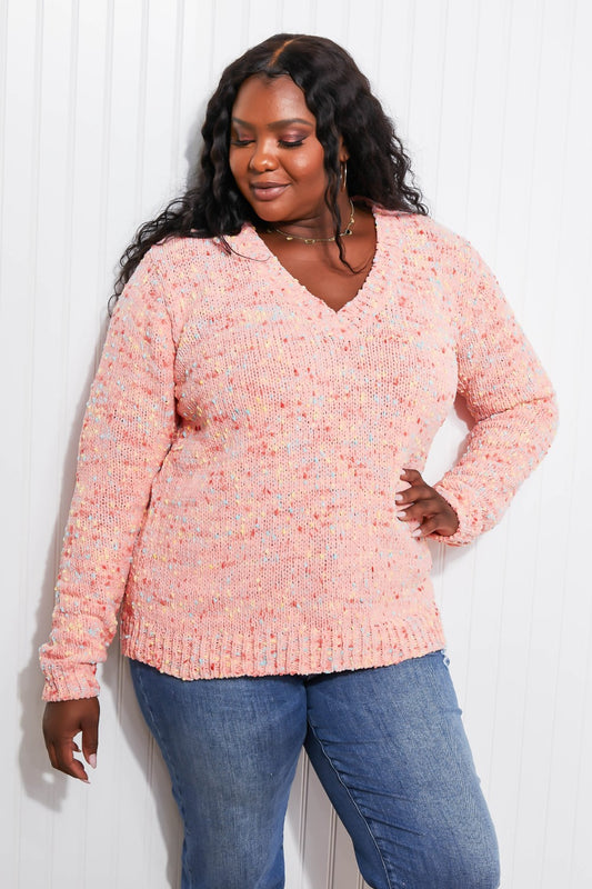 Sew In Love Cupcakes for Dinner Full Size Confetti Knit Sweater