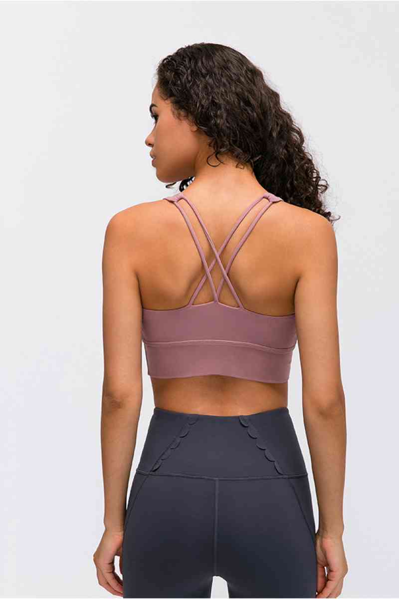 Double Back Crisscross Sports Bra