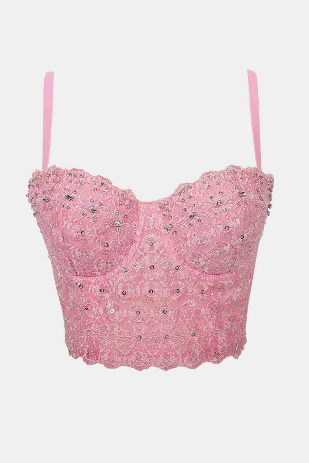 Beaded Lace Bustier