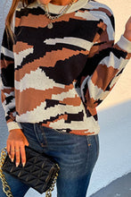 Load image into Gallery viewer, Pixelated Camouflage Print Sweater
