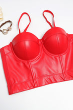 Load image into Gallery viewer, Faux Leather Bustier
