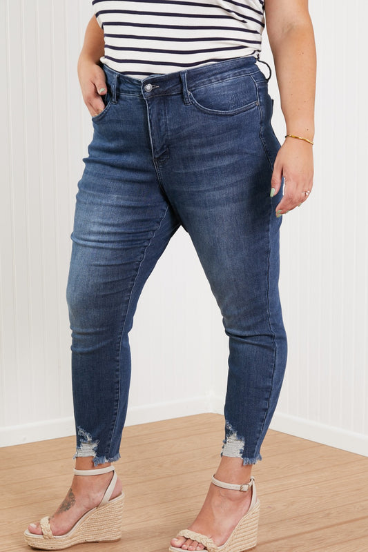 Judy Blue Hailey Full Size Tummy Control Skinny Jeans