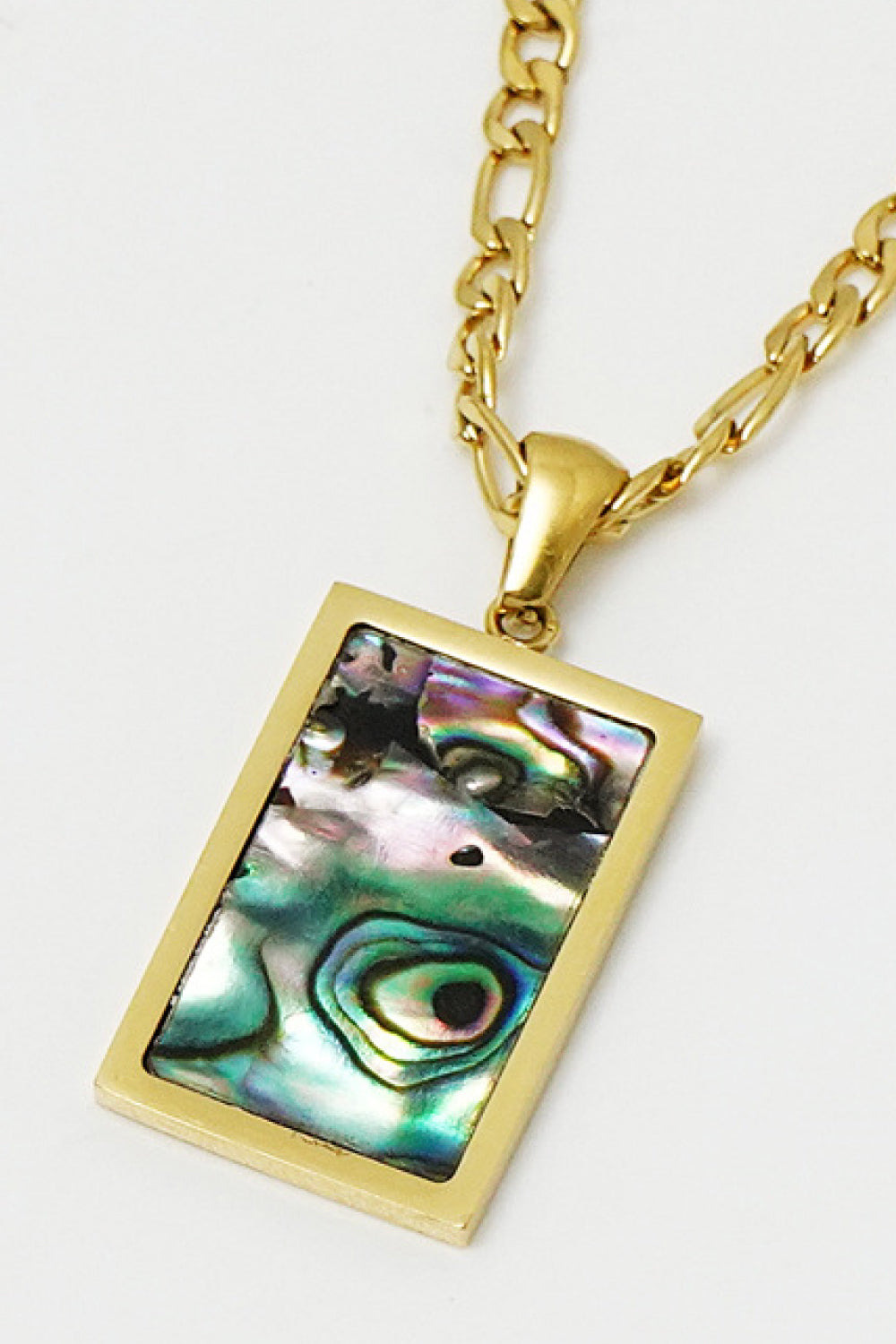 Rectangle Pendant Necklace