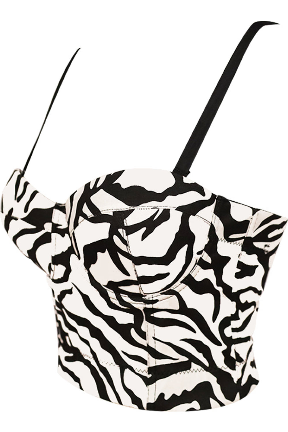 Zebra Print Bustier