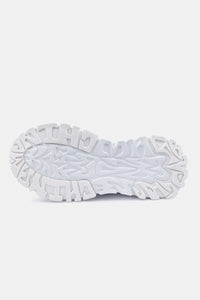 Berness Chunky Sole Contrast Detail Athletic Sneakers in White