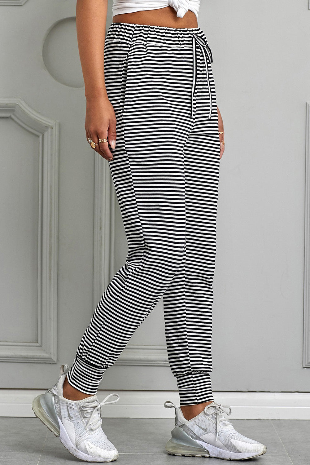 Striped Casual Joggers