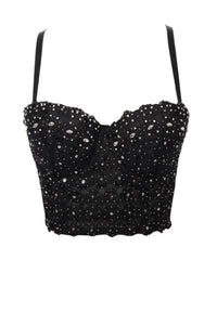 Beaded Lace Bustier