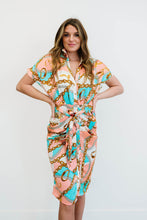 Load image into Gallery viewer, Miss Avenue Never Looked Better Scarf Print Full Size Run Dress
