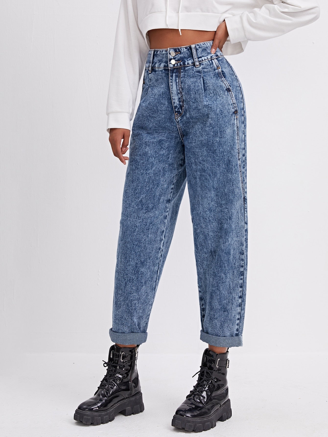 Find Your Place High-Rise Mom Jeans