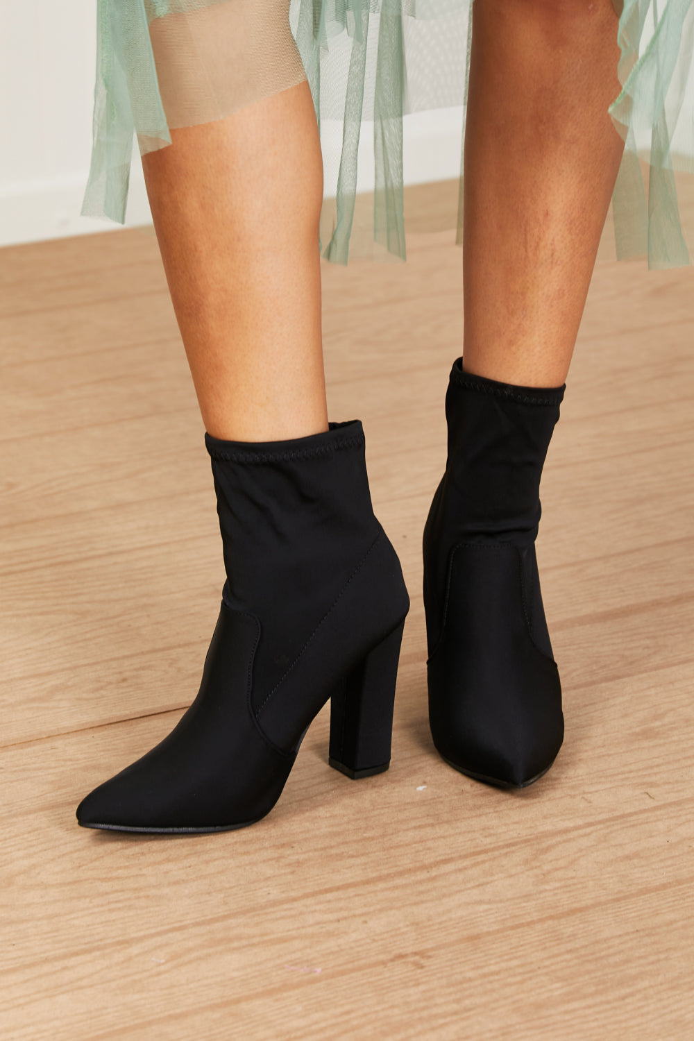 WeeBoo West End Pointed Toe Heeled Booties