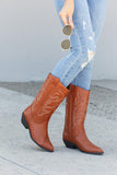 Fortune Dynamic Countryside Lane Mid-Calf Embroidered Cowboy Boots