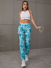 Load image into Gallery viewer, Abstract Print High Waist Ruched Pants
