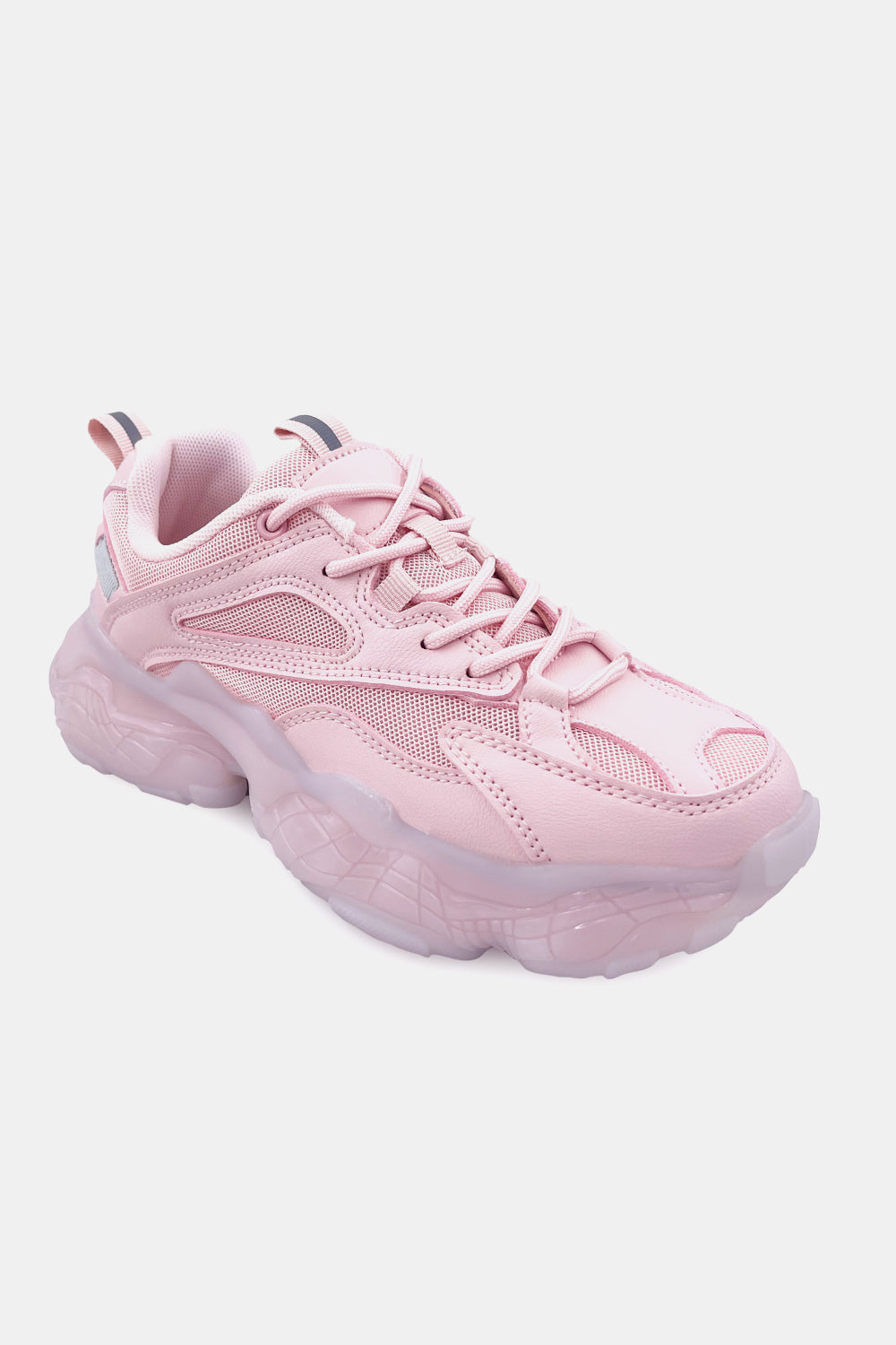 Berness Chunky Sole Athletic Sneakers in Pink