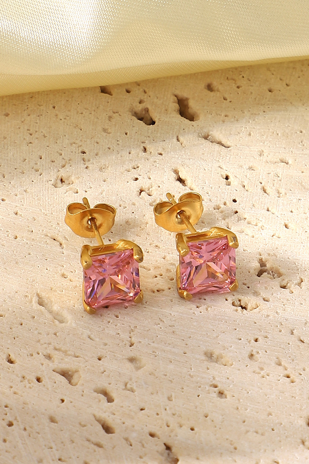 Cubic Zirconia Stud Earrings