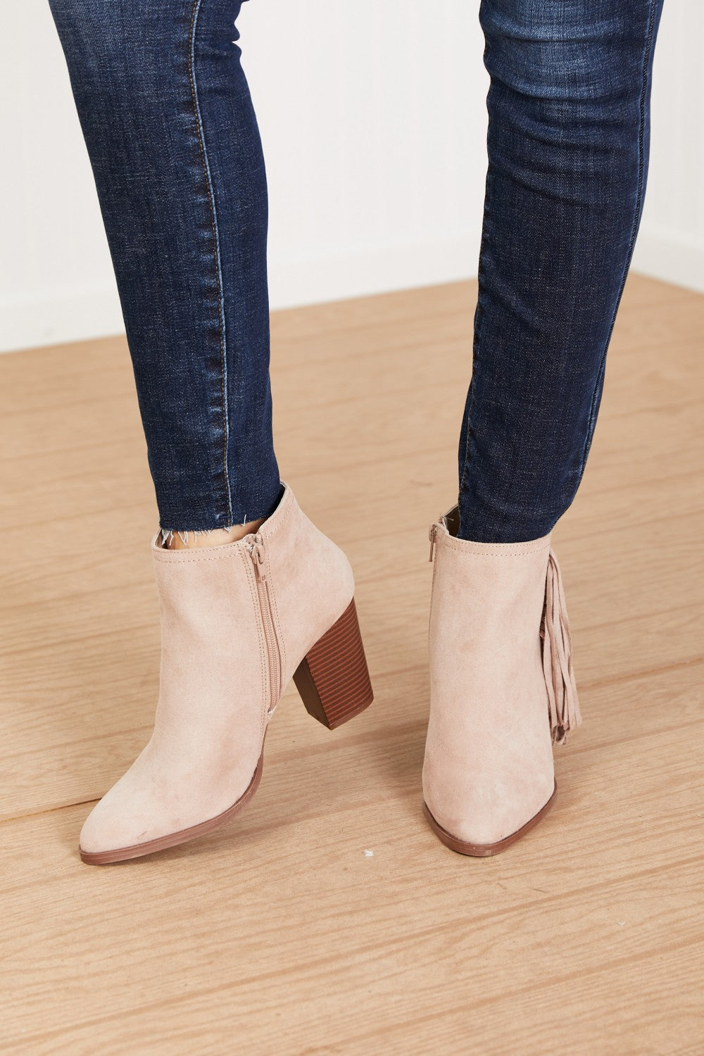 East Lion Corp It's Always Been You Tassel Detail Booties