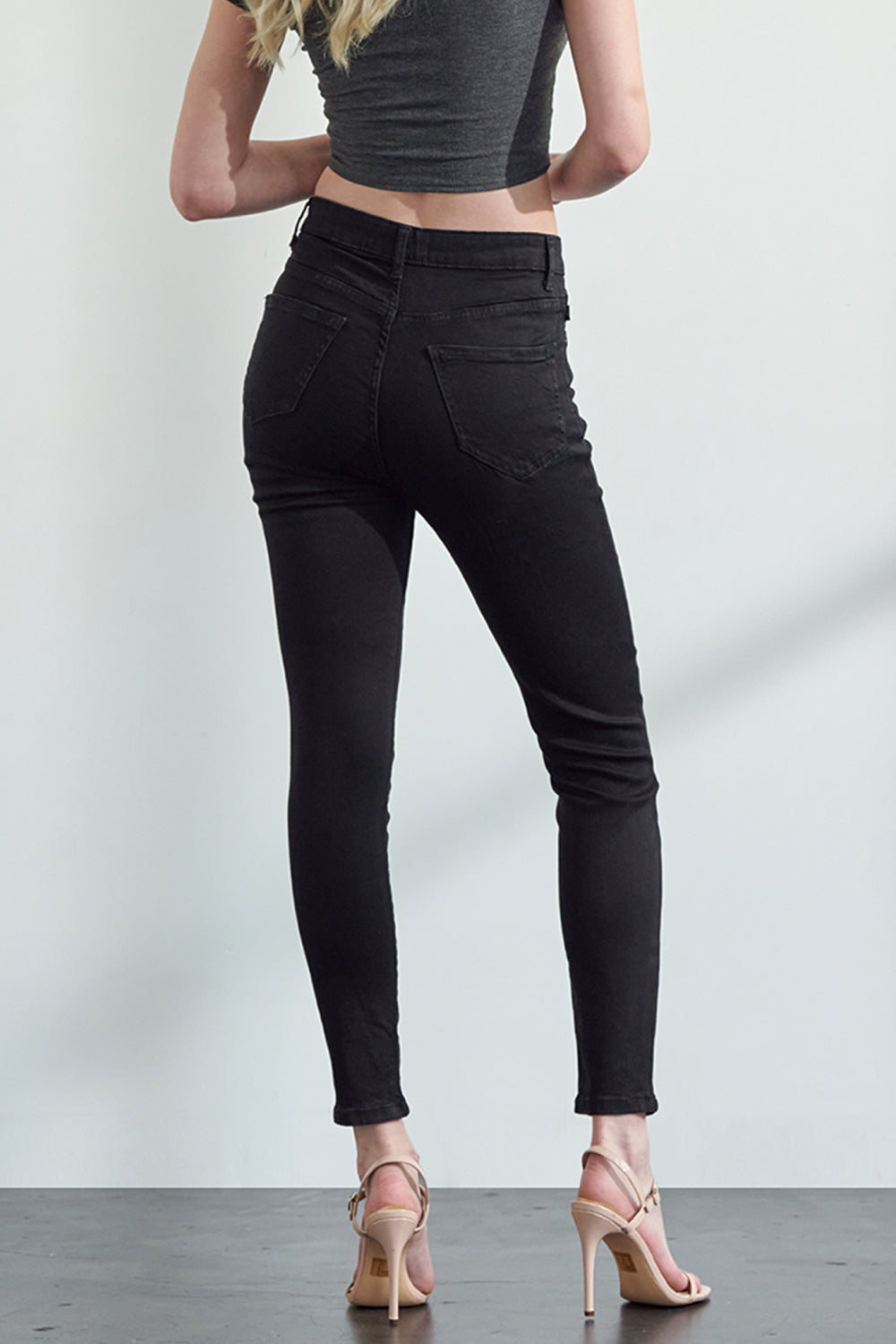 Muselooks High-Rise Ankle-Length Skinny Jeans