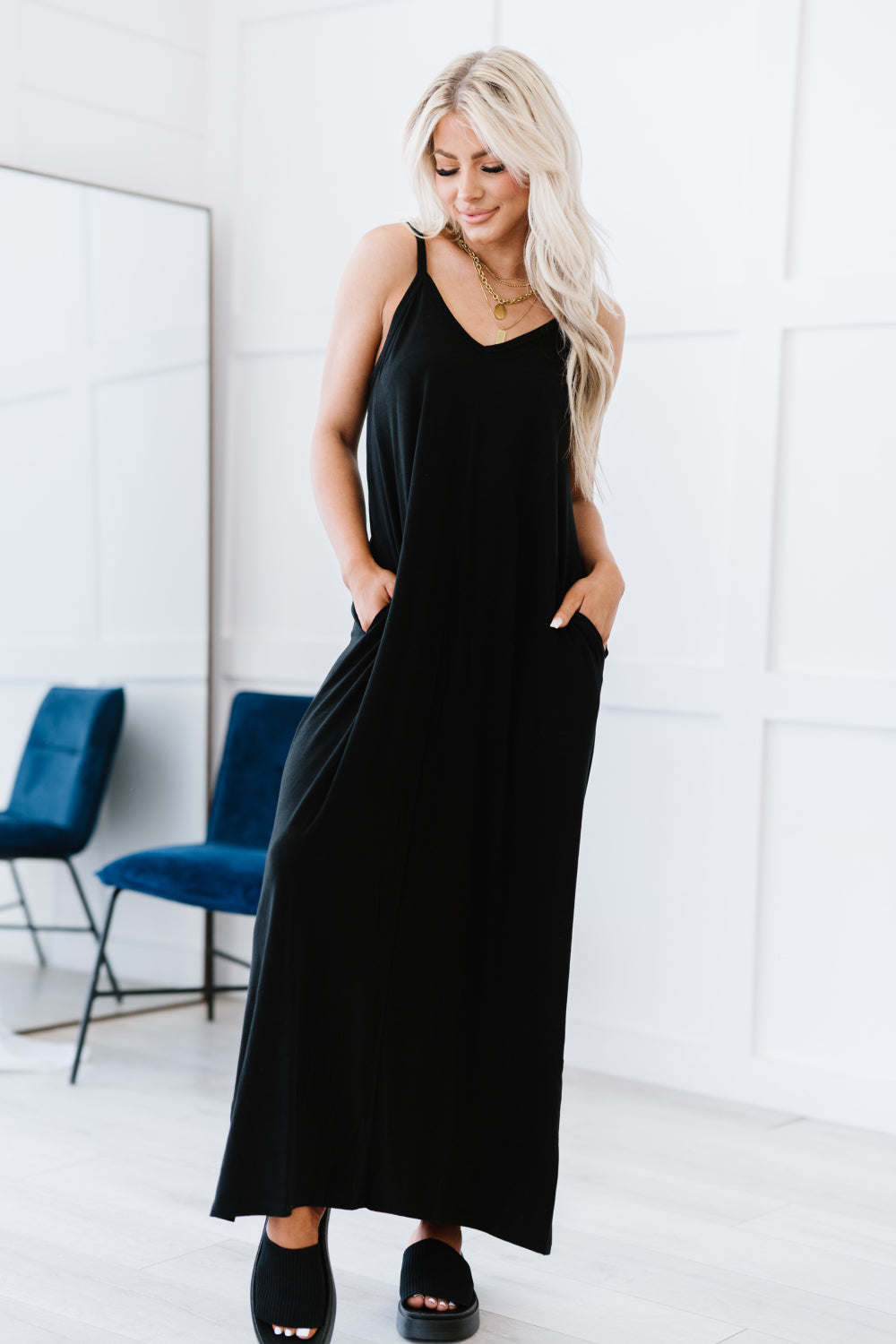 Zenana Beach Vibes Full Size Cami Maxi Dress