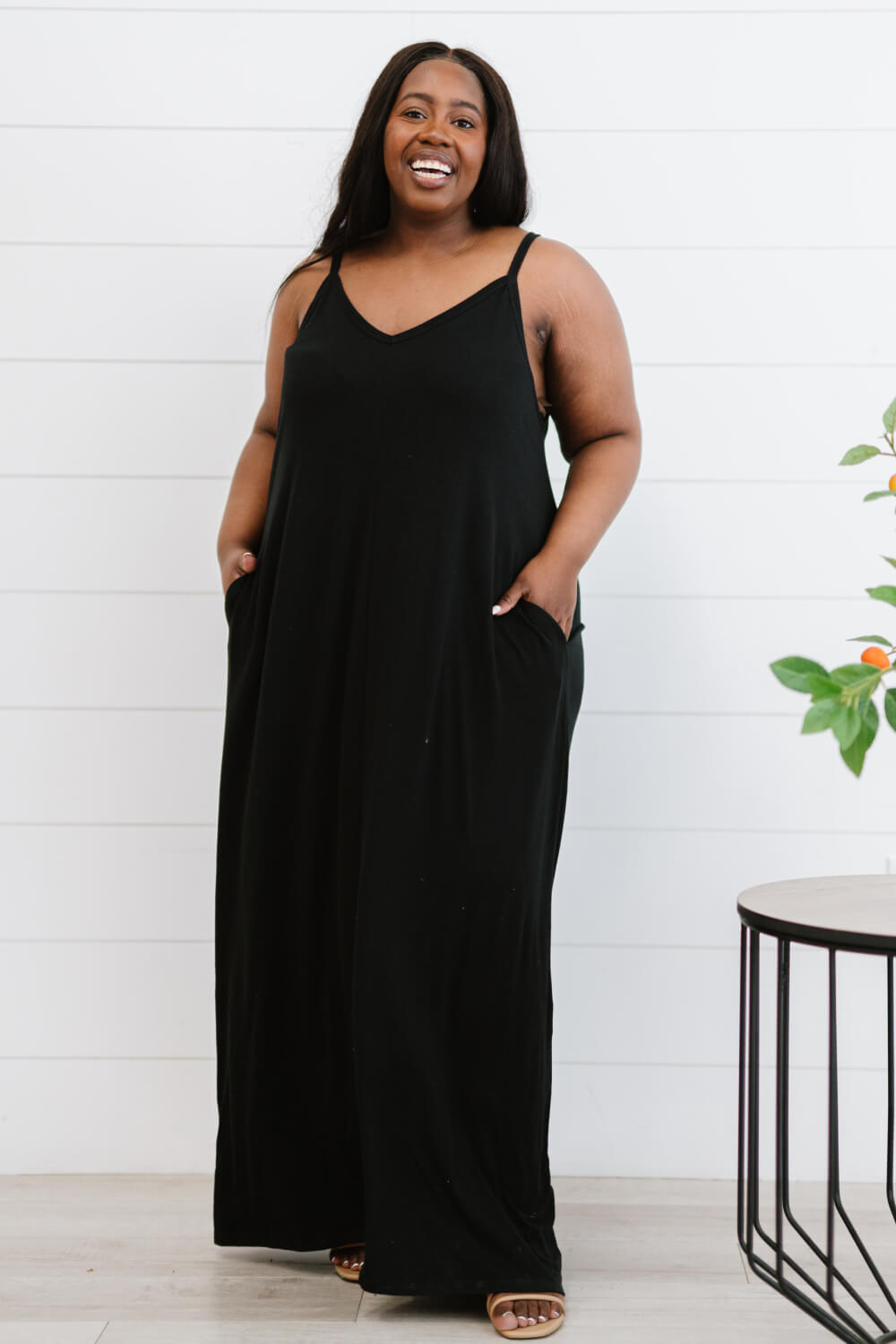 Zenana Beach Vibes Full Size Cami Maxi Dress