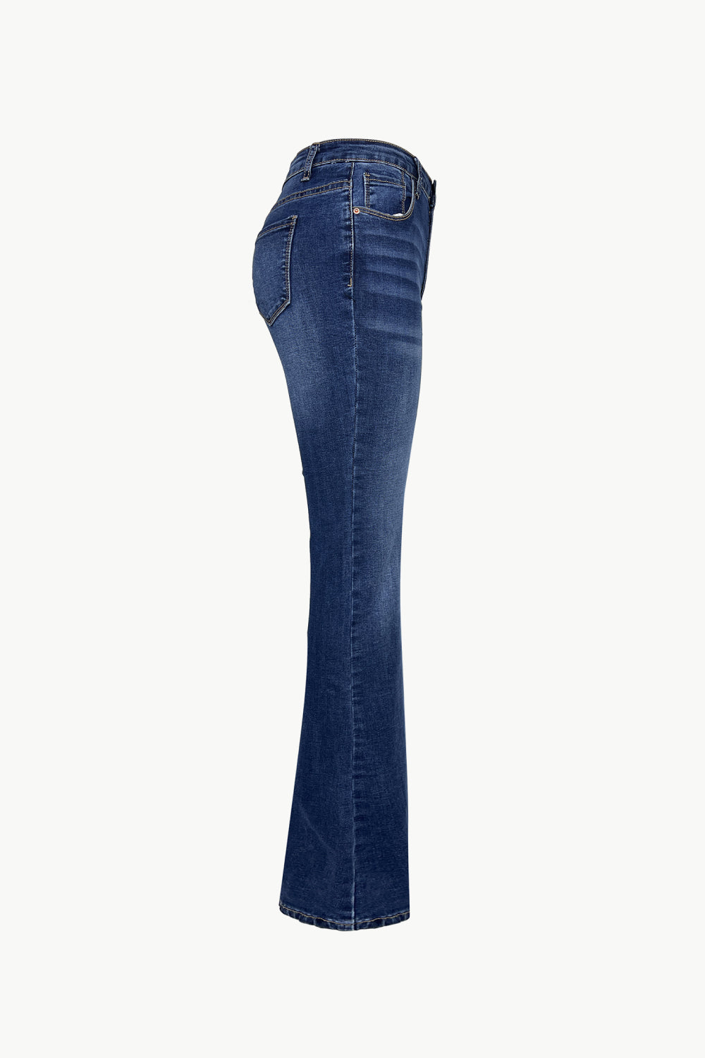 High Rise Flare Leg Jeans