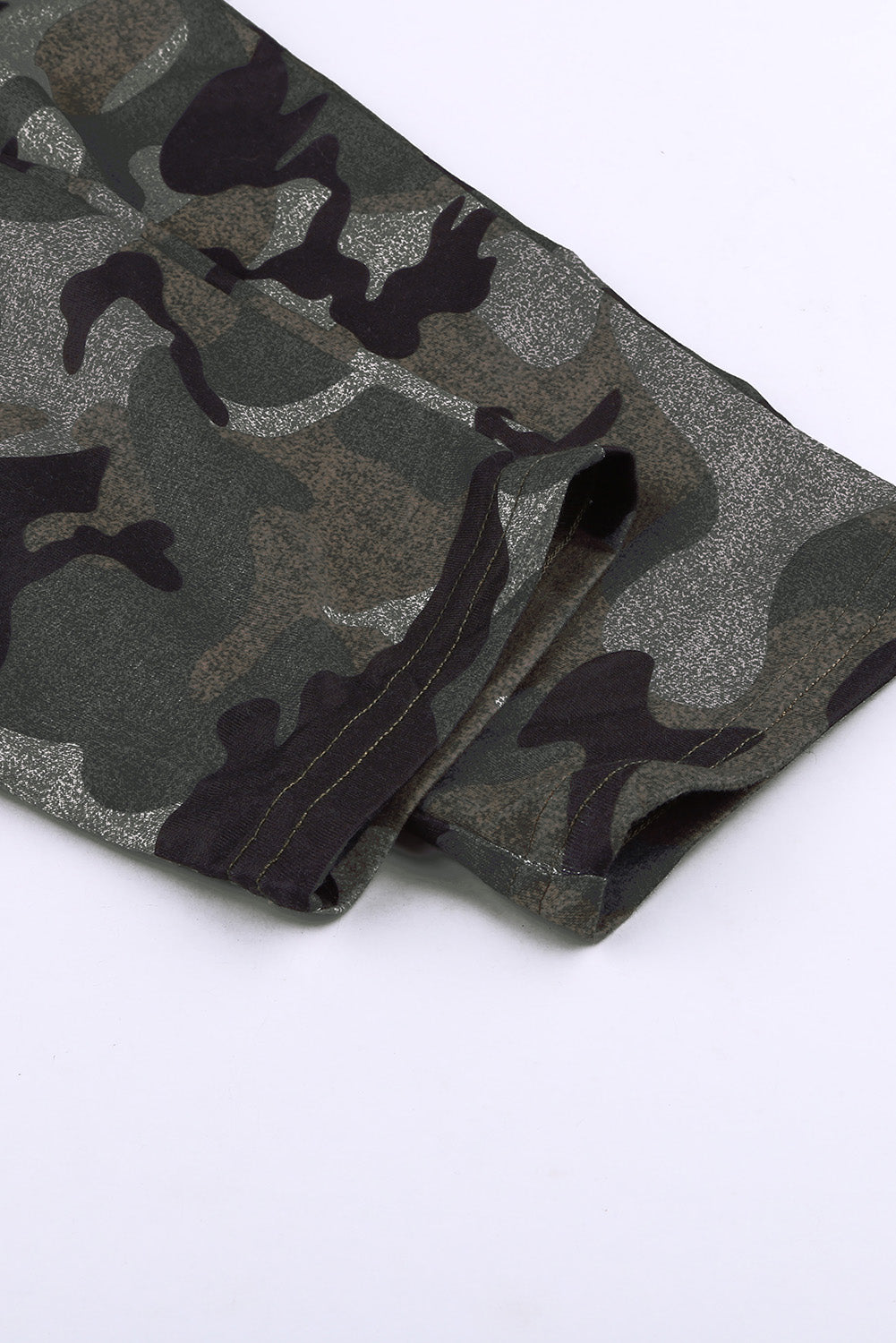 Pocketed Camouflage Drawstring Joggers