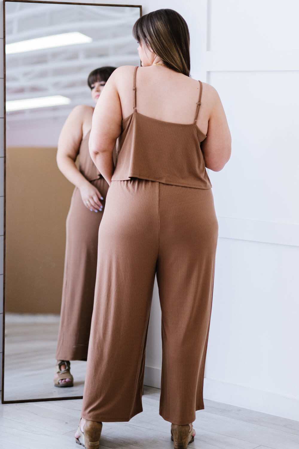 Zenana Still Into You Full Size Run Ribbed Jumpsuit