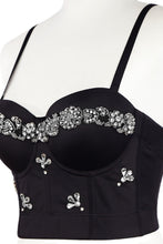 Load image into Gallery viewer, Rhinestone Applique Bustier
