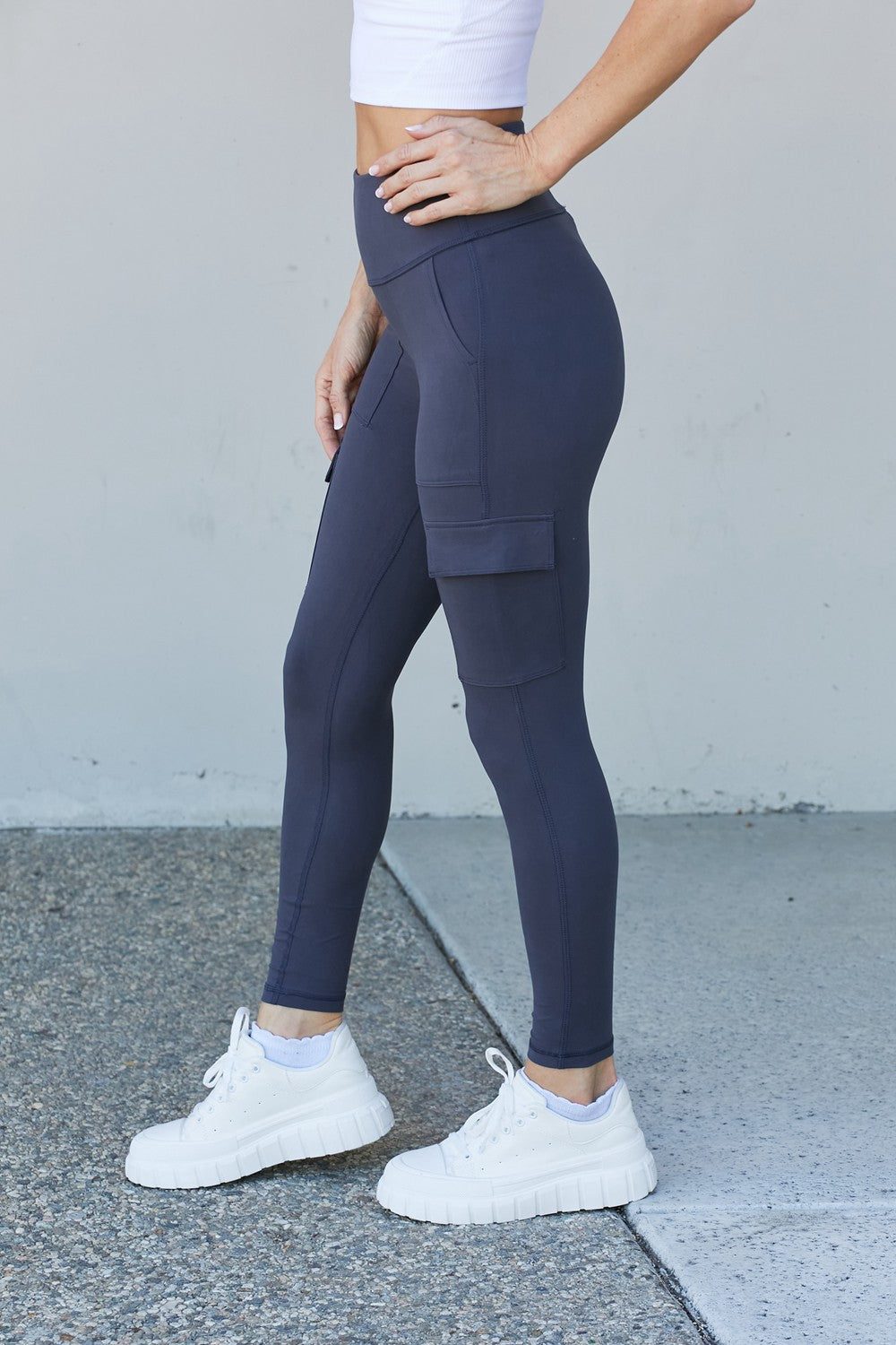 Rae Mode Full Size Cargo Leggings