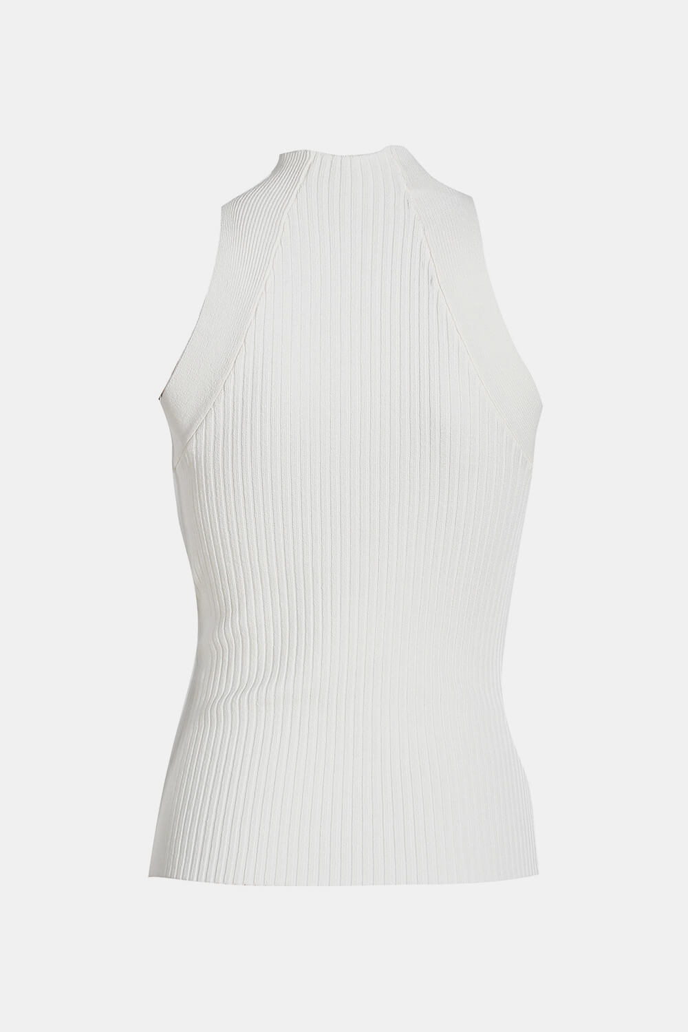 Cutout Twisted Front Sleeveless Sweater