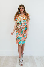 Load image into Gallery viewer, Miss Avenue Never Looked Better Scarf Print Full Size Run Dress
