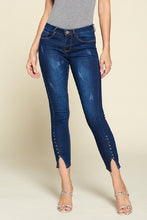 Load image into Gallery viewer, Ankle Studded Skinny Jeans
