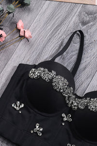 Rhinestone Applique Bustier